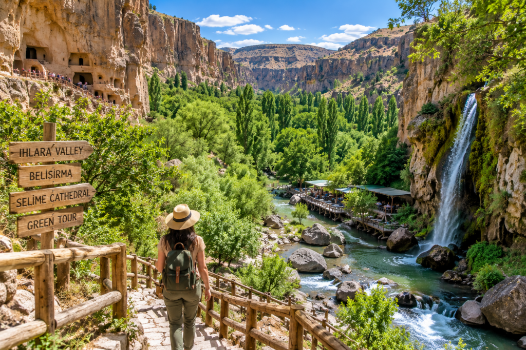 Valley scenery on a Cappadocia Green Tour